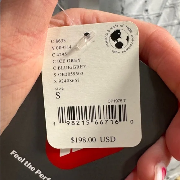 NWT FREE PEOPLE MOVEMENT Penelope Packable Puffer Jacket | Ice Grey MSRP $198 - Picture 10 of 10